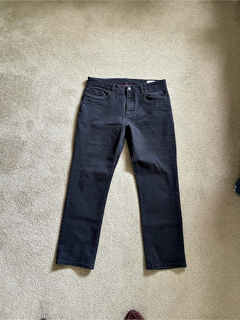 English Laundry Men's Slim Jeans Black Waist 34 x 30